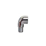 Cotovelo Joelho Macho Femea 1-2- X 90 Metal Cromado