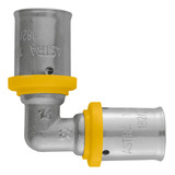 Cotovelo Joelho Prensar Astra Gás 90 16mm X 16mm Pex
