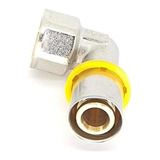 Cotovelo Para Gás Tubo Multicamada Prensar 20mm X 1 2 Fêmea