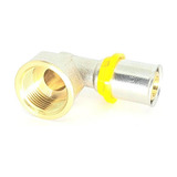 Cotovelo Para Gás Tubo Multicamada Prensar 20mm X 3 4 Fêmea