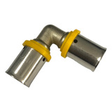 Cotovelo Para Tubo Pex Gas Prensar X Prensar 16mm X 16mm