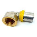 Cotovelo Sigas Femea P Gas 16mm X 1 2 Prensar