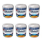 Cottonbaby Azul Hastes Flexíveis Pote C 150 kit C 06 