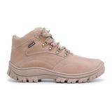 Coturno Bota Adventure Couro Militar Trilha