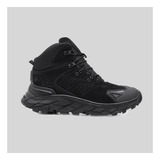 Coturno Bota Couro Legitimo Hiking Airsoft Impermeável Preto