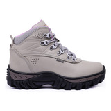 Coturno Bota Feminina Com C a Para Trabalho Em Couro