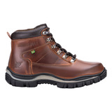 Coturno Bota Masculino Adventure Azimute Em Couro Mod 900