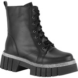 Coturno Feminino Tratorado Bota Strass Brilho