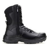 Coturno Masculino Rossi Sniper Dois Zipers 100 Couro Animal