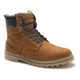 Coturno Worker Couro Legítimo Bota Reforçada Adventure