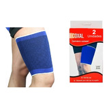 Coxal Elástico Para Proteção Da Coxa Esporte Academia Fit