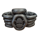 Coxim Escapamento Borracha Caveirinha Gol Parati Saveiro 10u