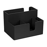 Coza - Porta Guardanapos E Saches Casual - Preto