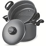 Cozi Vapore De Alumínio Com Revestimento Interno De Antiaderente Tramontina Cinza 22Cm COZI VAPORE PARIS