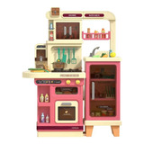 Cozinha Chef Infantil Pia Que Sai Água E Fogão Vapor
