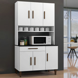 Cozinha Compacta Salvador 6 Portas 1 Gaveta Branco Kaiki