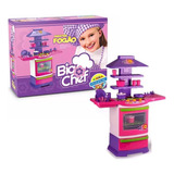 Cozinha Completa Acessório Infantil Master Fogão Big Chef