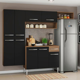 Cozinha Completa Madesa Emilly Fit Com Armário E Balcão