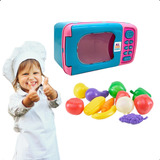 Cozinha De Brinquedo Microondas Infantil Forno Comidinha