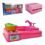 Cozinha Infantil Brinquedo C Panelinhas