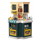 Cozinha Infantil Chef Bolhas Mágicas Água Luz Som Vapor 80cm