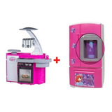 Cozinha Infantil Classic Geladeira Rosa Inverse 8053