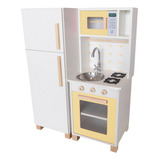 Cozinha Infantil Compacta Com Geladeira 100 Mdf Completa