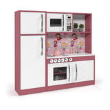 Cozinha Infantil Completa Com Refrigerador Mdf