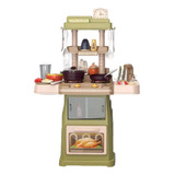 Cozinha Infantil Completa Slim Vapor Som 47 Acessórios 66cm