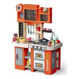 Cozinha Infantil Completa Som Luz Vapor Bolhas Mágicas 84cm