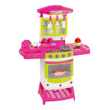 Cozinha Infantil Moranguita Ref 8021 Magic Toys Cor Rosa