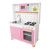 Cozinha Infantil Rosa Completa Mdf Frete