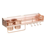 Cozinha Suspensa Gourmet Arara Pingoo casa Dourado Rose