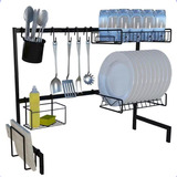 Cozinha Suspensa Modular Autosustentável Escorredor 20 Peças