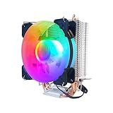 CPU Cooler Universal Led Rgb 2 Heatpipes 3 Pin Processador Intel Amd Ryzen I3 I5 I7 LGA 775 115X 1150 1151 1155 1156 1200 1366 1700 FM1 FM2 AM2 AM2 AM3 AM3 AM4 754 940 939