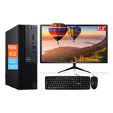 Cpu Dell 3070 I5 8 Geração 16gb Ssd 240gb Monitor 19 5