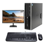 Cpu Hp Compaq 8000 Pro C2d 8gb Ssd 240gb Wifi + Monitor 22'