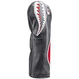 Craftsman Golf Capa Para Taco Shark Black And Red Driver Fairway Wood Rescue Hybrid Blade Putter Capa Para Motorista 