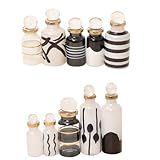 CraftsOfEgypt Minifrascos De Vidro Vazios Genie Soprado Para Perfume óleos Essenciais Ou Poção Conjunto De 30 Frascos Pequenos Decorativos Cada Um Com 5 Cm De Altura Cores Sortidas