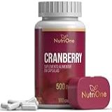 Cranberry Concentrado 180 Capsulas 500mg NutriOne