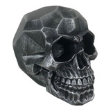 Crânio Caveira Skull Geometrico Grande Decorativo