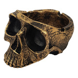 Cranio Cinzeiro Caveira Resina Smoke Realista Decorativo Nf