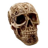 Crânio Tribal Maia Caveira Esqueleto Halloween