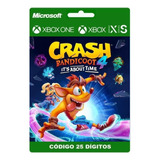 Crash Bandicoot 4  Its About Time Xbox Series 25 Dígitos