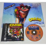 Crash Bandicoot C Manual Playstation Patch Midia Preta