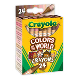 Crayola 24 Crayons Coloridos Apontáveis Giz