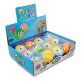 Crazy Ball Bolinha Anti Stress Display Com 12 Unidades