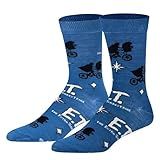 Crazy Socks Logotipo E T Extraterrestre Bicicleta Universal Studios Grande E T Logomarca G