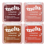 Cream Blush Melu By Ruby Rose Acabamento Aveludado 4 Cores Tom Da Maquiagem 04 strawberry