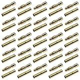 Create Idea 25 Pares De Plugue De Cobre Banana De 4 0 Mm Conector Macho E Fêmea Para Motor RC ESC Bateria Lipo Banhada A Ouro